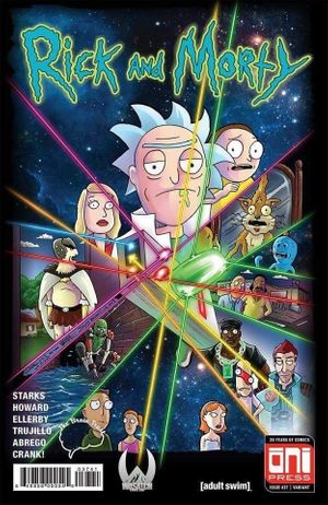 Rick and Morty #37 (The Brain Trust Edition Infinity Gauntlet Homage)