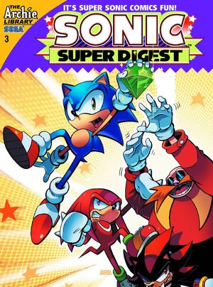 Sonic Super Digest #13 NM 2015 Stock Image Sonic Super Digest #13 NM 2015 Stock Image