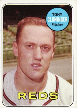 Tony Cloninger 1969 Topps #492 Sports Card