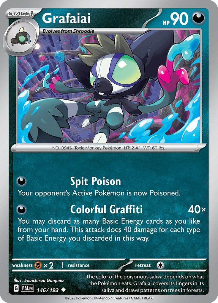 Grafaiai (146/193) - Paldea Evolved Pokémon Card