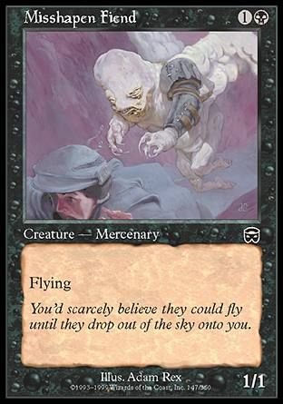 Misshapen Fiend (Mercadian Masques) Trading Card