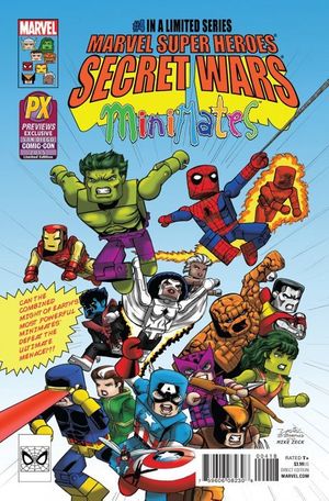 Secret Wars #4 (SDCC 2015 Minimates Variant)
