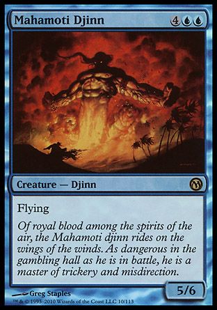 Mahamoti Djinn (Duels of the Planeswalkers) Trading Card