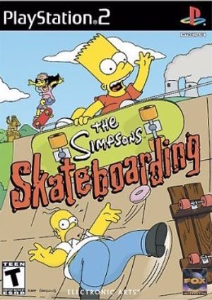 Simpsons Skateboarding