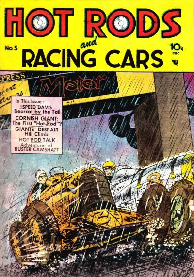 Hot Rods and Racing Cars #5 Comic