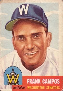 Frank Campos 1953 Topps #51 Sports Card