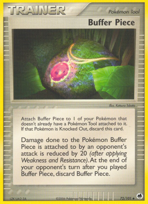 Buffer Piece (Trainer: Pokémon Tool) (72/101) - Dragon Frontiers Pokémon Card