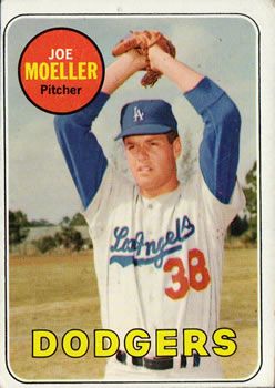 Joe Moeller 1969 Topps #444 Sports Card