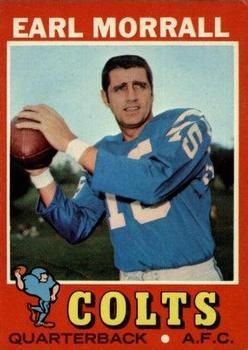 Earl Morrall 1971 Topps #242 Sports Card