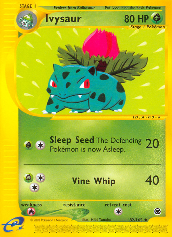 Ivysaur (82/165) - Expedition Base Set Pokémon Card