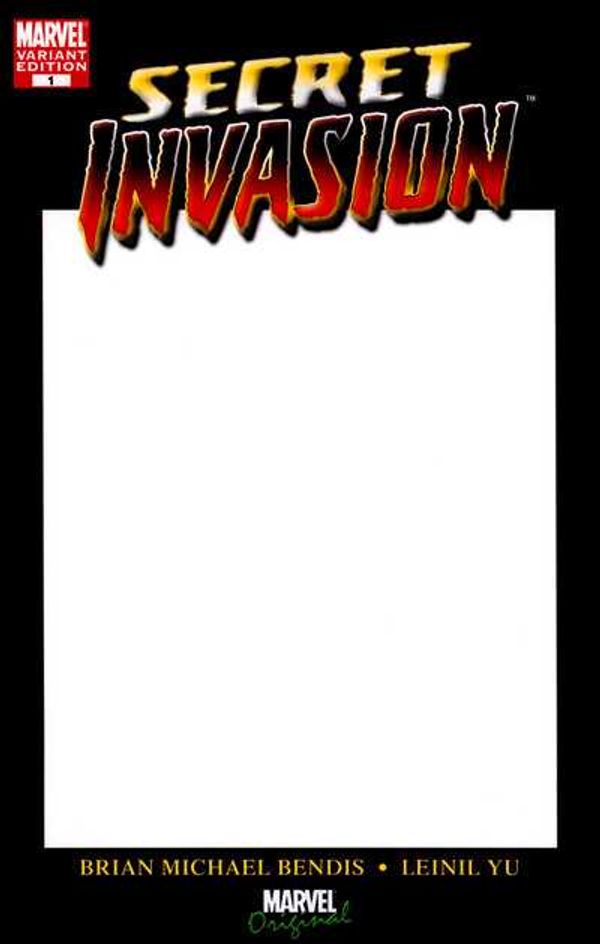 Secret Invasion #1 (Blank Sketch Edition)