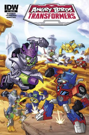 Angry Birds Transformers #2 (Subscription Variant)