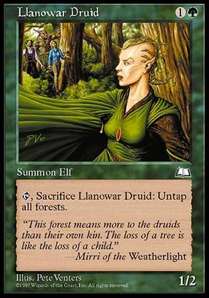 Llanowar Druid (Weatherlight)