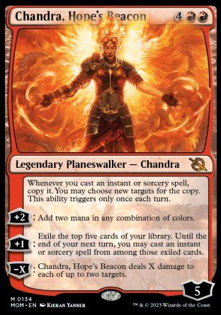 Chandra, Hope's Beacon (March of the Machine) Trading Card