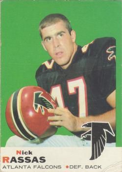 Nick Rassas 1969 Topps #71 Sports Card