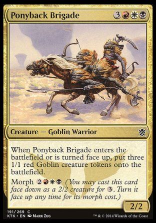 Ponyback Brigade (Khans of Tarkir) Trading Card