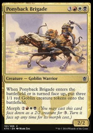 Ponyback Brigade (Khans of Tarkir)