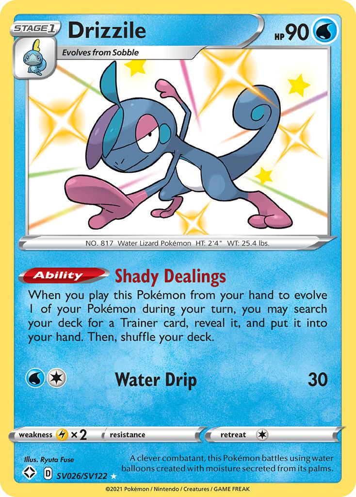 Drizzile (SV026) - Shining Fates Shiny Vault Pokémon Card