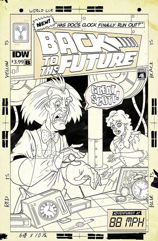 Back To The Future Time Train #1 (25 Copy Cover)