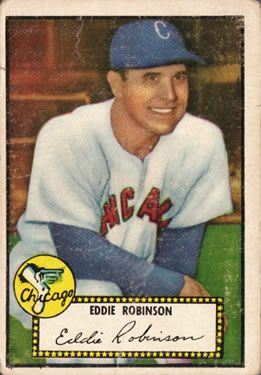 Eddie Robinson 1952 Topps #32 Sports Card