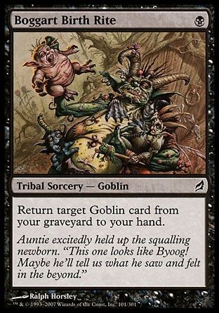 Boggart Birth Rite (Lorwyn) Trading Card