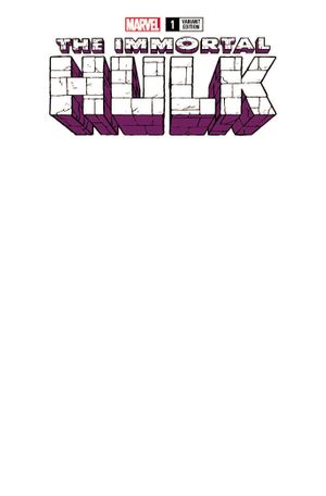 Immortal Hulk #1 (Blank Variant)