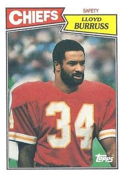 Lloyd Burruss 1987 Topps #170 Sports Card