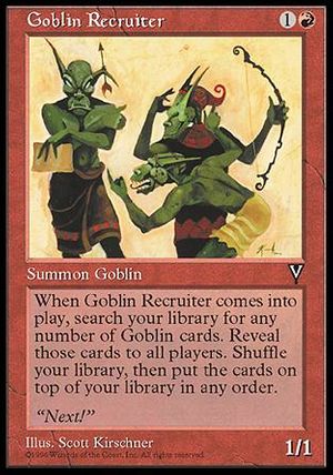 Goblin Recruiter (Visions)