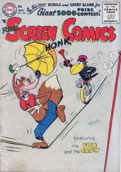 Real Screen Comics #104 Comic