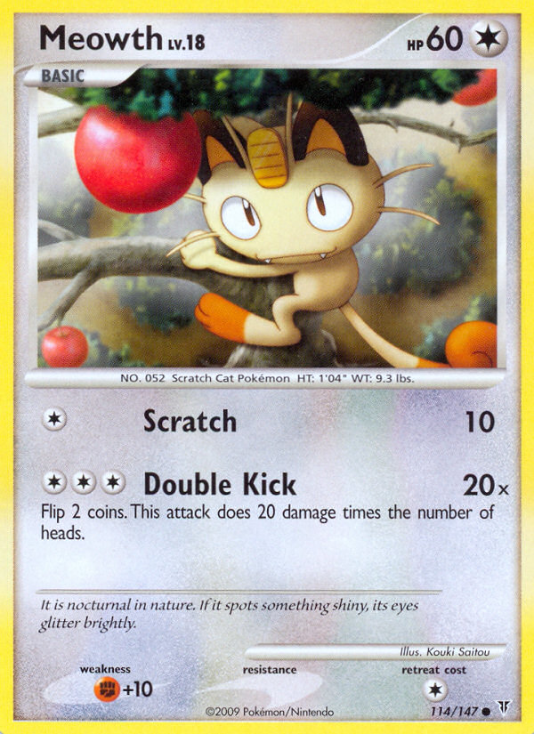 Meowth (114/147) - Supreme Victors Pokémon Card