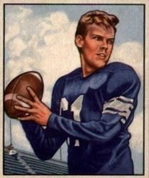 George Ratterman 1950 Bowman #121 Sports Card