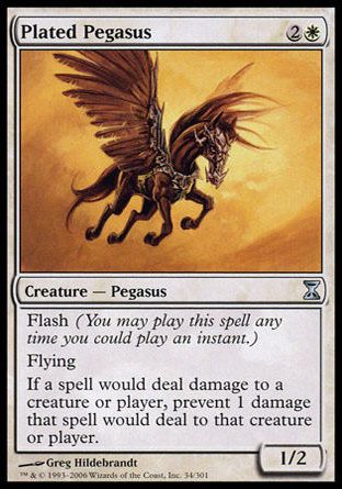 Plated Pegasus (Time Spiral) Trading Card