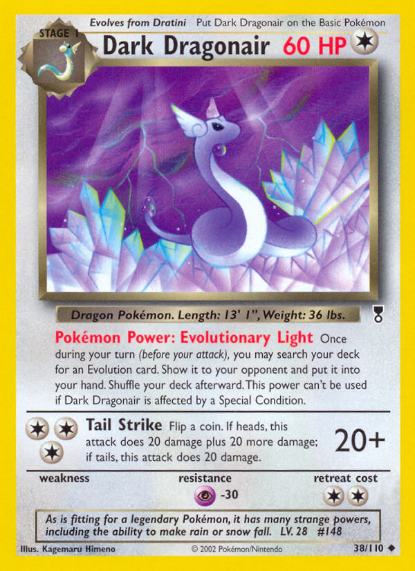 Dark Dragonair (38/110) - Legendary Collection Pokémon Card