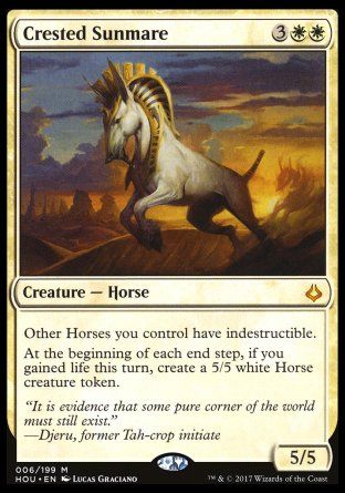 Crested Sunmare (Hour of Devastation) Trading Card