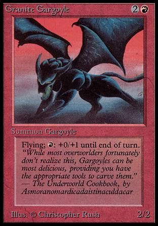 Granite Gargoyle (Alpha) Trading Card