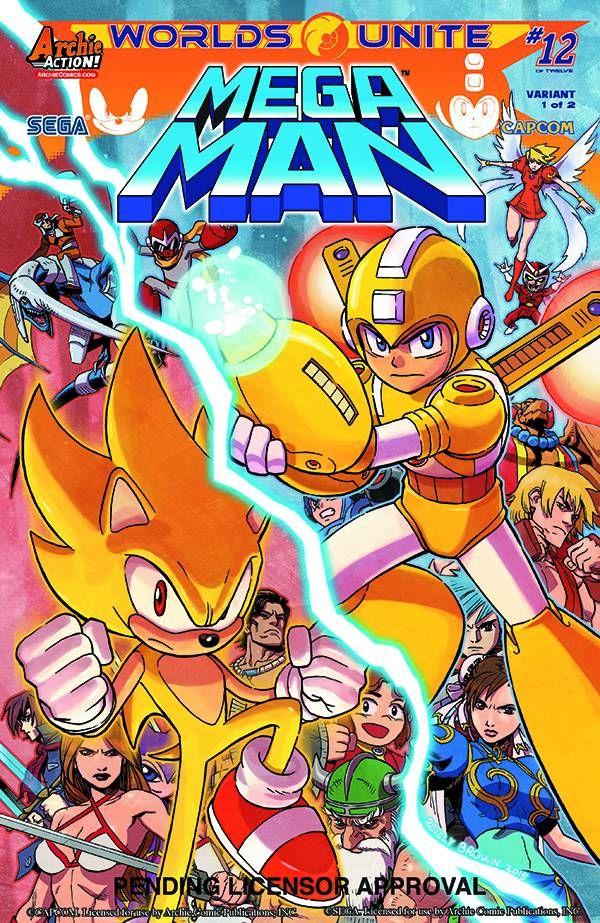 Mega Man #52 (Reilly Brown Variant Cover)