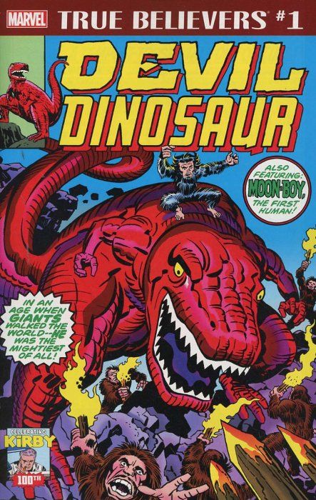 True Believers: Kirby 100th - Devil Dinosaur Comic