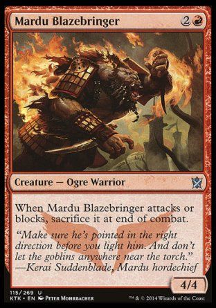 Mardu Blazebringer (Khans of Tarkir) Trading Card