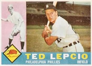 Ted Lepcio 1960 Topps #97 Sports Card
