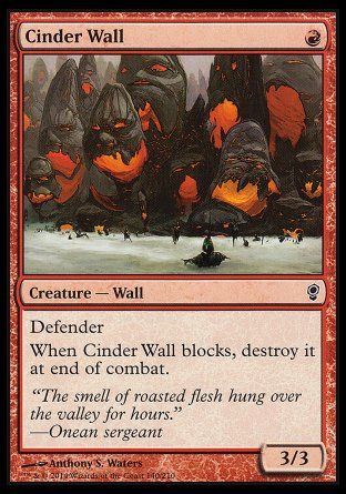 Cinder Wall (Conspiracy) Trading Card