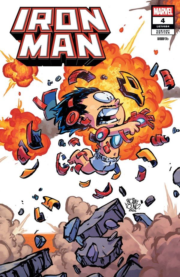 Iron Man #4 (Skottie Young 4-part Connecting Variant) Comic