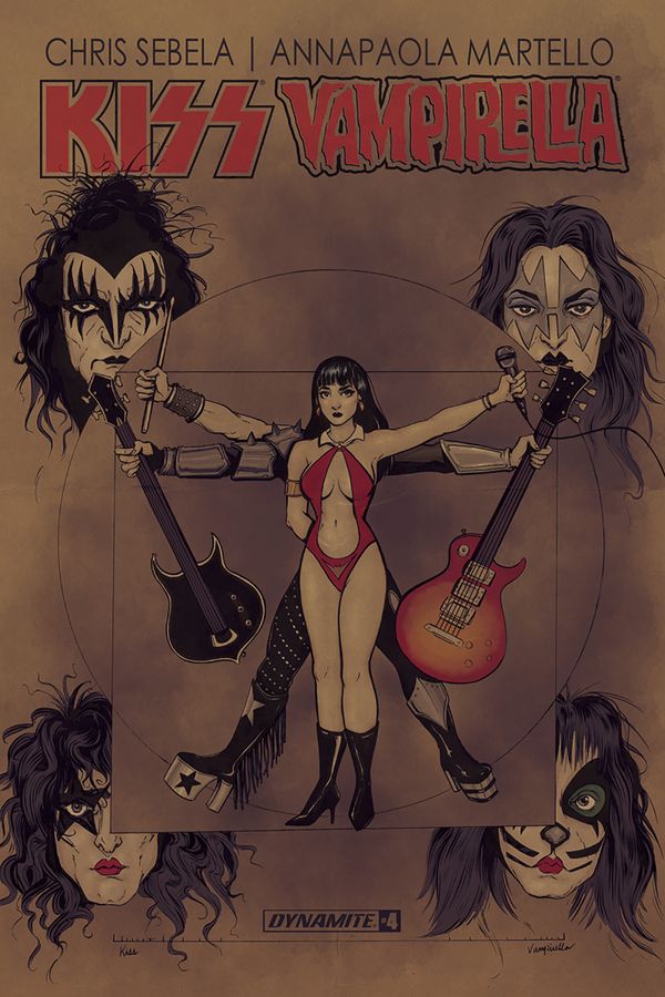 Kiss/Vampirella #4 (Cover B Ihde)