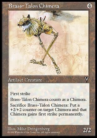 Brass-Talon Chimera (Visions) Trading Card