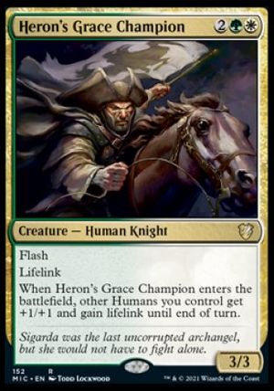 Heron's Grace Champion (Innistrad Midnight Hunt Commander Decks)