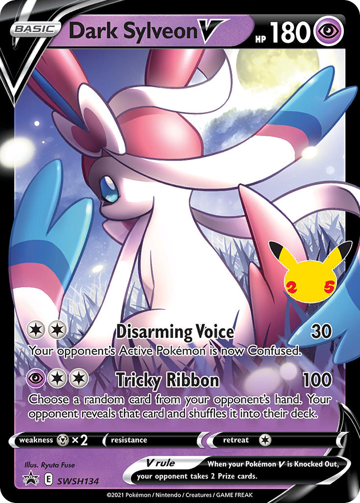 Dark Sylveon V (SWSH134) - SWSH Black Star Promos Pokémon Card