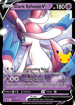 Dark Sylveon V (SWSH134) - SWSH Black Star Promos
