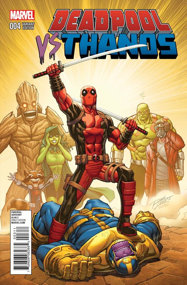 Deadpool Vs Thanos #4 (Lim Variant)
