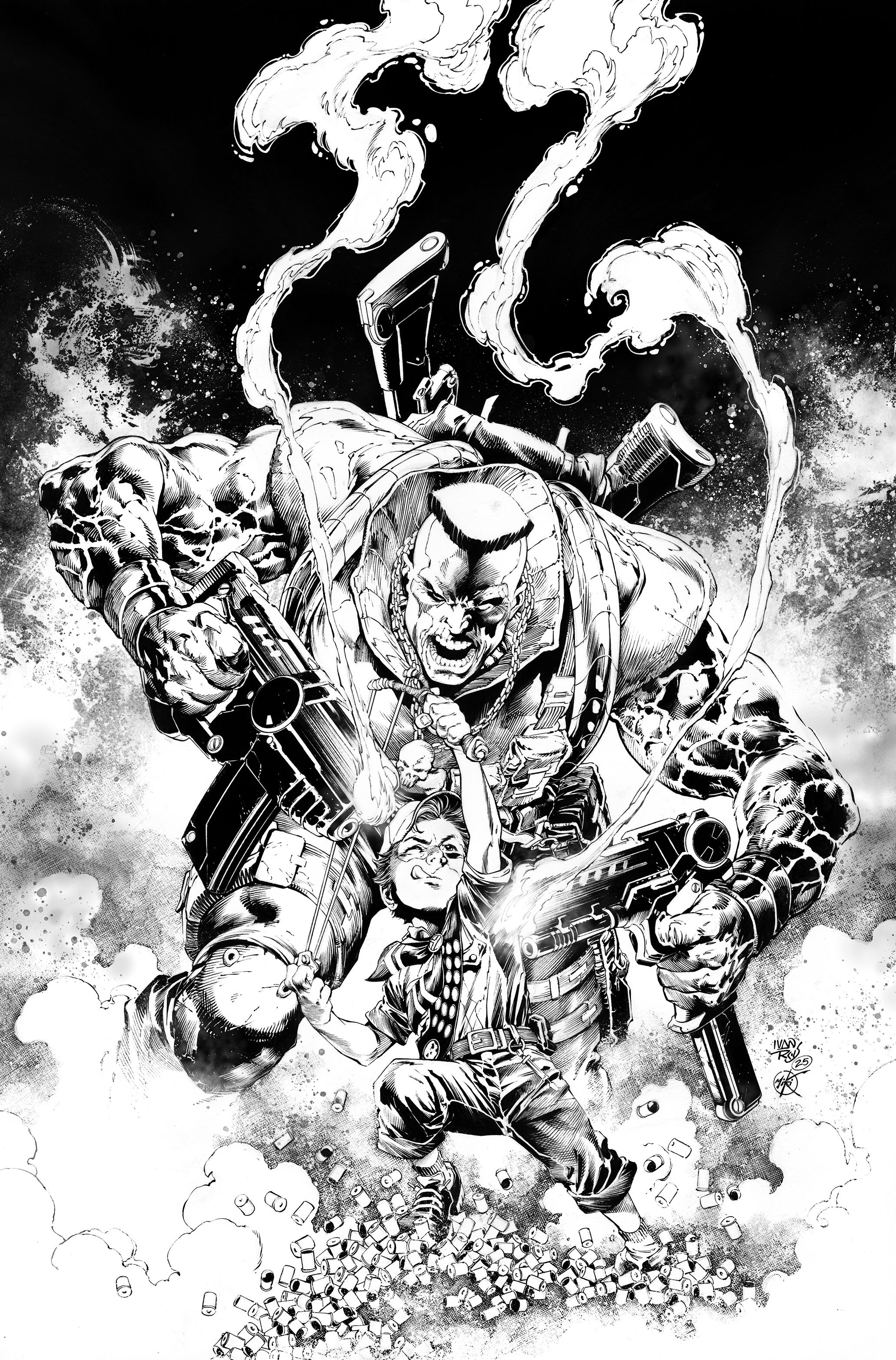 Hyde Street #10 (Cvr F Ivan Reis Youngblood Team Up B&W Virgin Variant) Comic