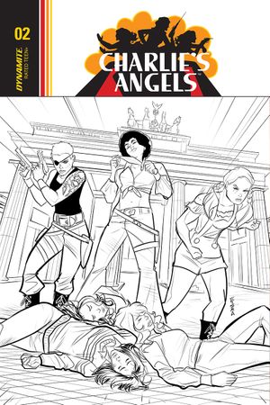 Charlies Angels #4 (10 Copy Eisma B&w Cover)