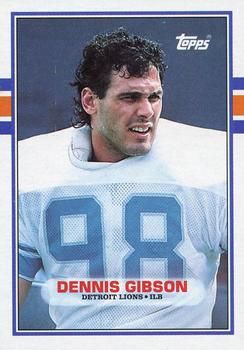 Dennis Gibson 1989 Topps #370 Sports Card